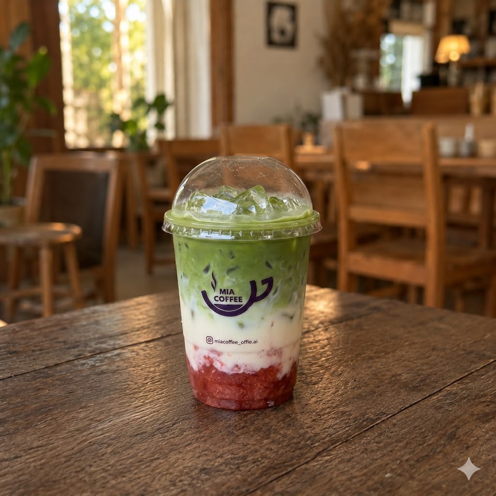 Strawberry matcha