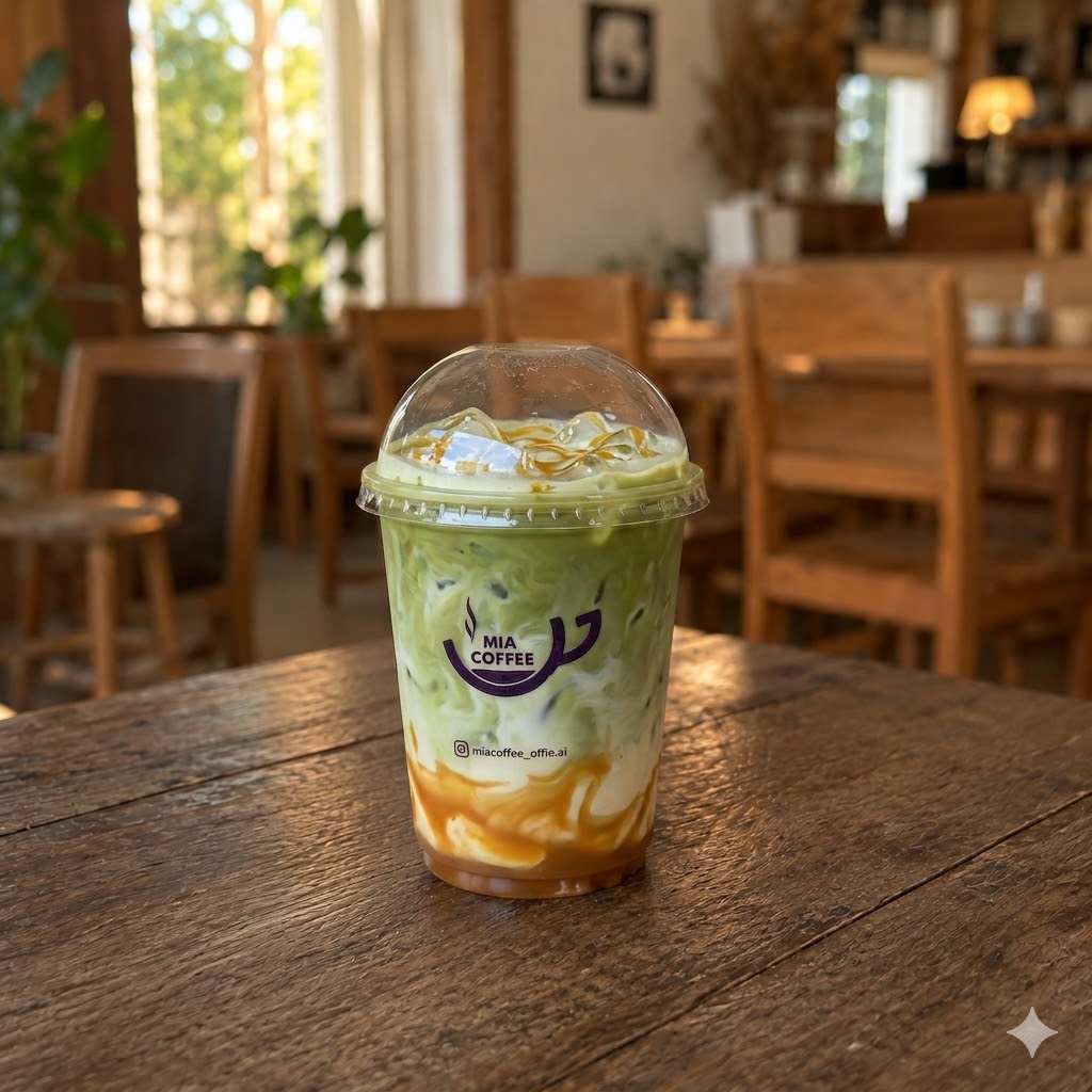 Caramel Matcha Latte